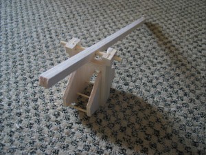 Built basket and arm.