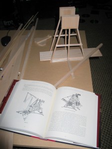 Illustration of the frame, and the book image used as the subject of some reverse engineering.